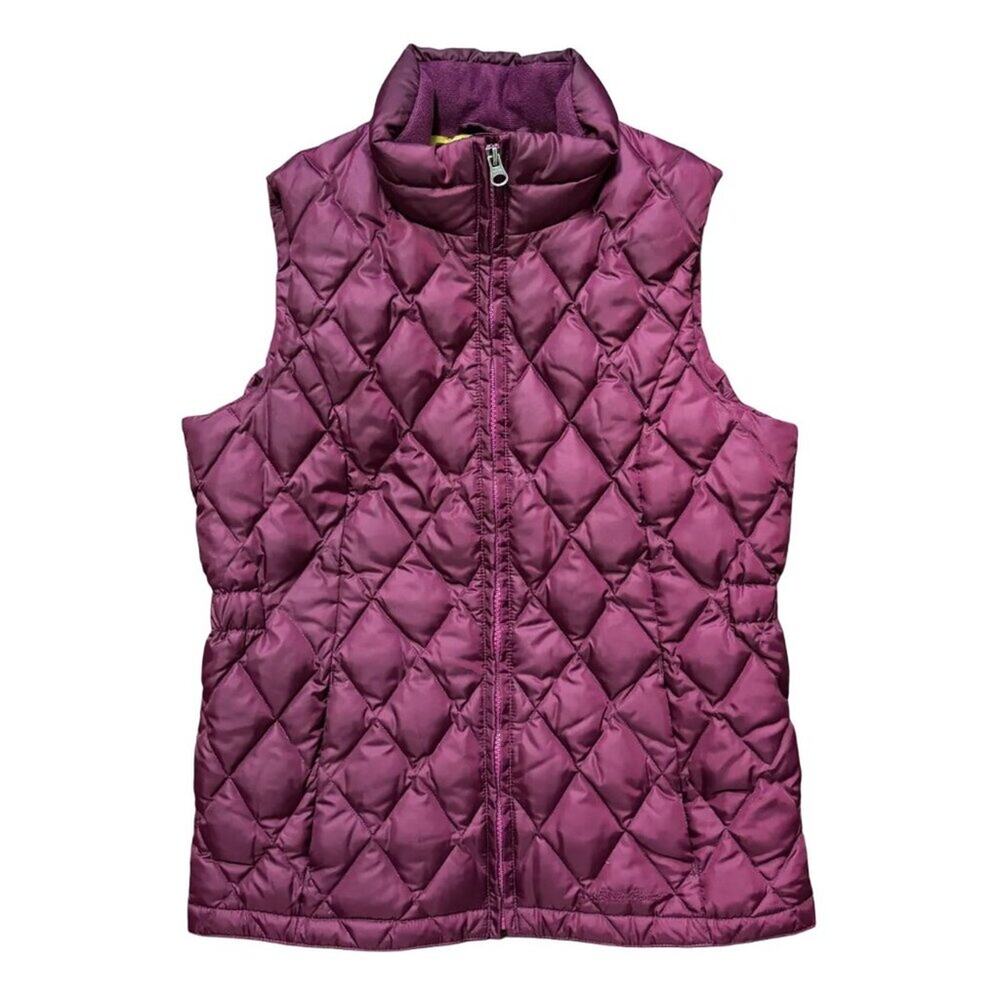 EDDIE BAUER Lightweight 550 Down Puffer Vest in Boysenberry  GIRLS 12